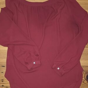 Elegant Red Women's Top